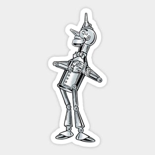 Vintage Wizard of Oz Tinman Sticker